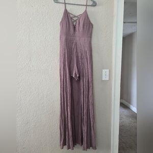Elegant Mauve Jumpsuit